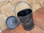 Rustic Iron Fireplace Bucket Fireplace & Wood Stove Accessories