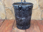 Rustic Iron Fireplace Bucket Fireplace & Wood Stove Accessories