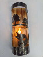 Rustic Bass Cabin Sconce Wall Light Fixtures Lighting