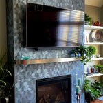 Stainless Steel Oval Floating Shelf Shelves shelving