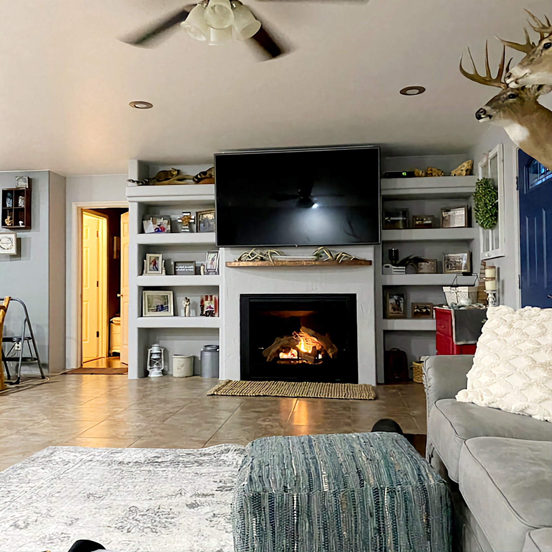 Hammered Copper Mantel Uncategorized shelving