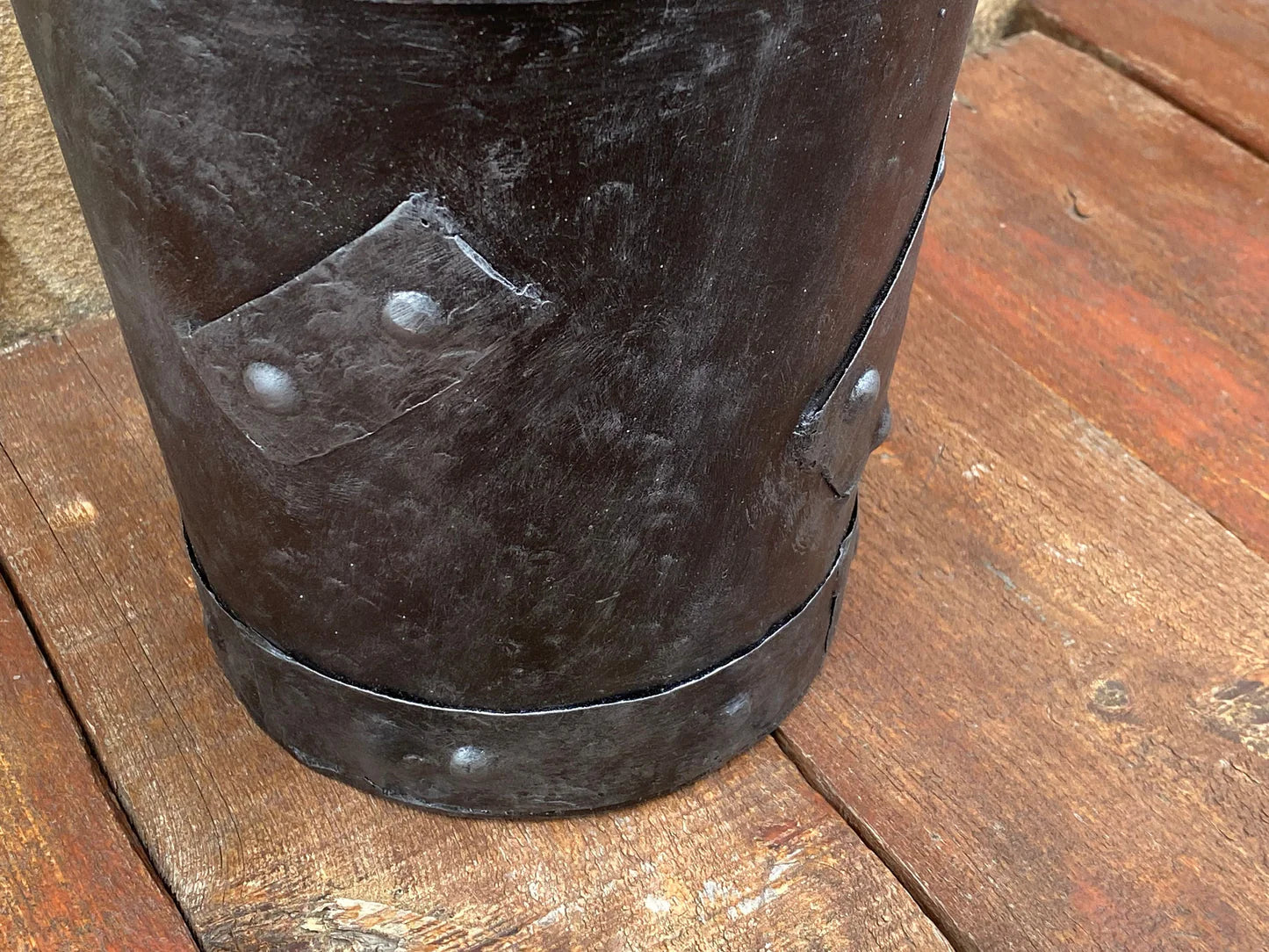 Rustic Iron Fireplace Bucket Fireplace & Wood Stove Accessories