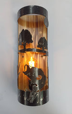 Rustic Bass Cabin Sconce Wall Light Fixtures Lighting
