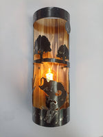 Rustic Bass Cabin Sconce Wall Light Fixtures Lighting