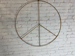 Wrought Iron Peace Sign Wallpaper Wall Sign
