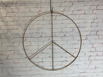 Wrought Iron Peace Sign Wallpaper Wall Sign