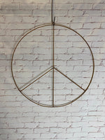 Wrought Iron Peace Sign Wallpaper Wall Sign