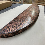 Hammered Copper Mantel Uncategorized shelving