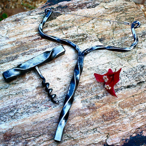 Epic hand forged wine and cheese set - Old West Iron