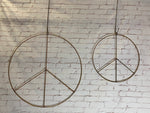 Wrought Iron Peace Sign Wallpaper Wall Sign