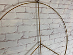 Wrought Iron Peace Sign Wallpaper Wall Sign
