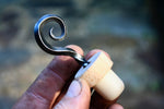 hand forged wine stopper