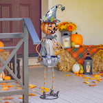 Pumpkin Witch with Jack-O-Lantern Candy Holder Seasonal & Holiday Decorations Halloween