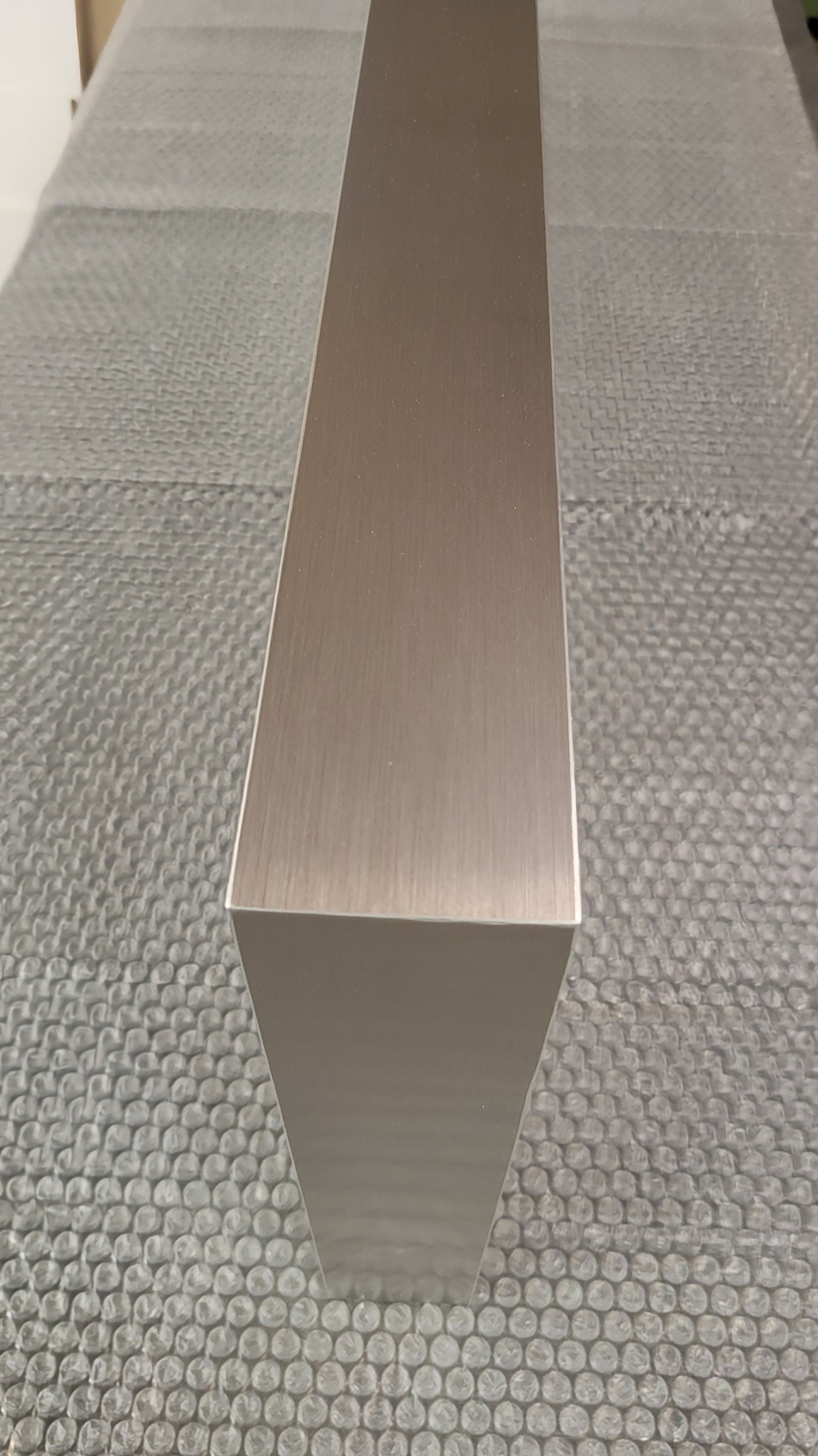 Custom Modern Stainless Steel Floating Shelf,kitchen metal shelves( Laminated with 0'8 mm solid hairline stainless) Shelves Shelf