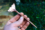 Hand Forged Whale Tail Copper hair pin Hair Pins, Claws & Clips Gift