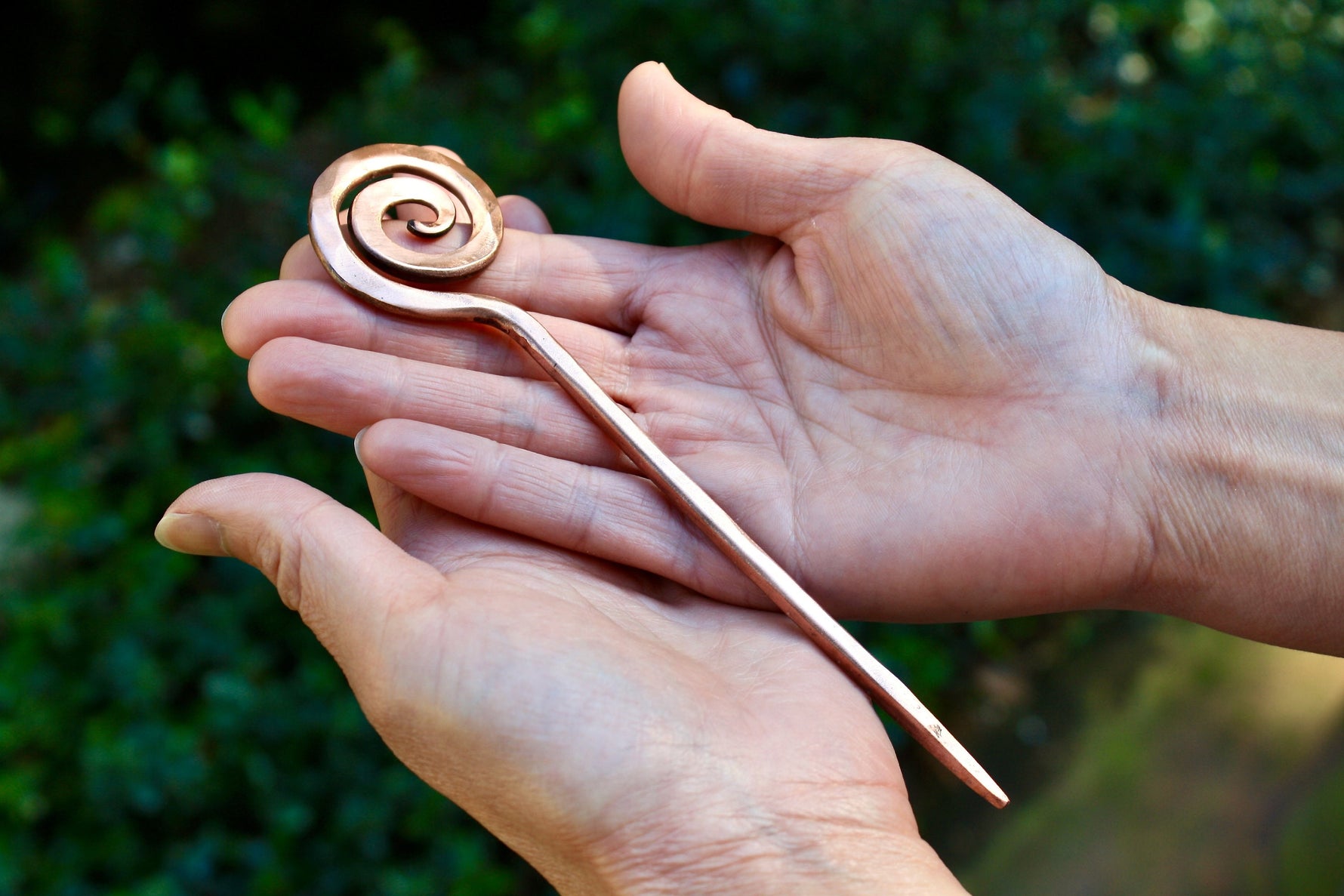 Hand Forged Copper hair pin Hair Pins, Claws & Clips Gift