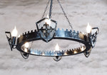 Medieval Style Iron Chandelier Lighting Lighting