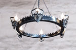 Medieval Style Iron Chandelier Lighting Lighting