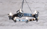 Medieval Style Iron Chandelier Lighting Lighting