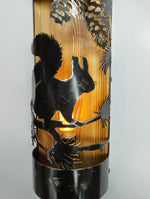 Rustic Squirrel Cabin Sconce Wall Light Fixtures Lighting