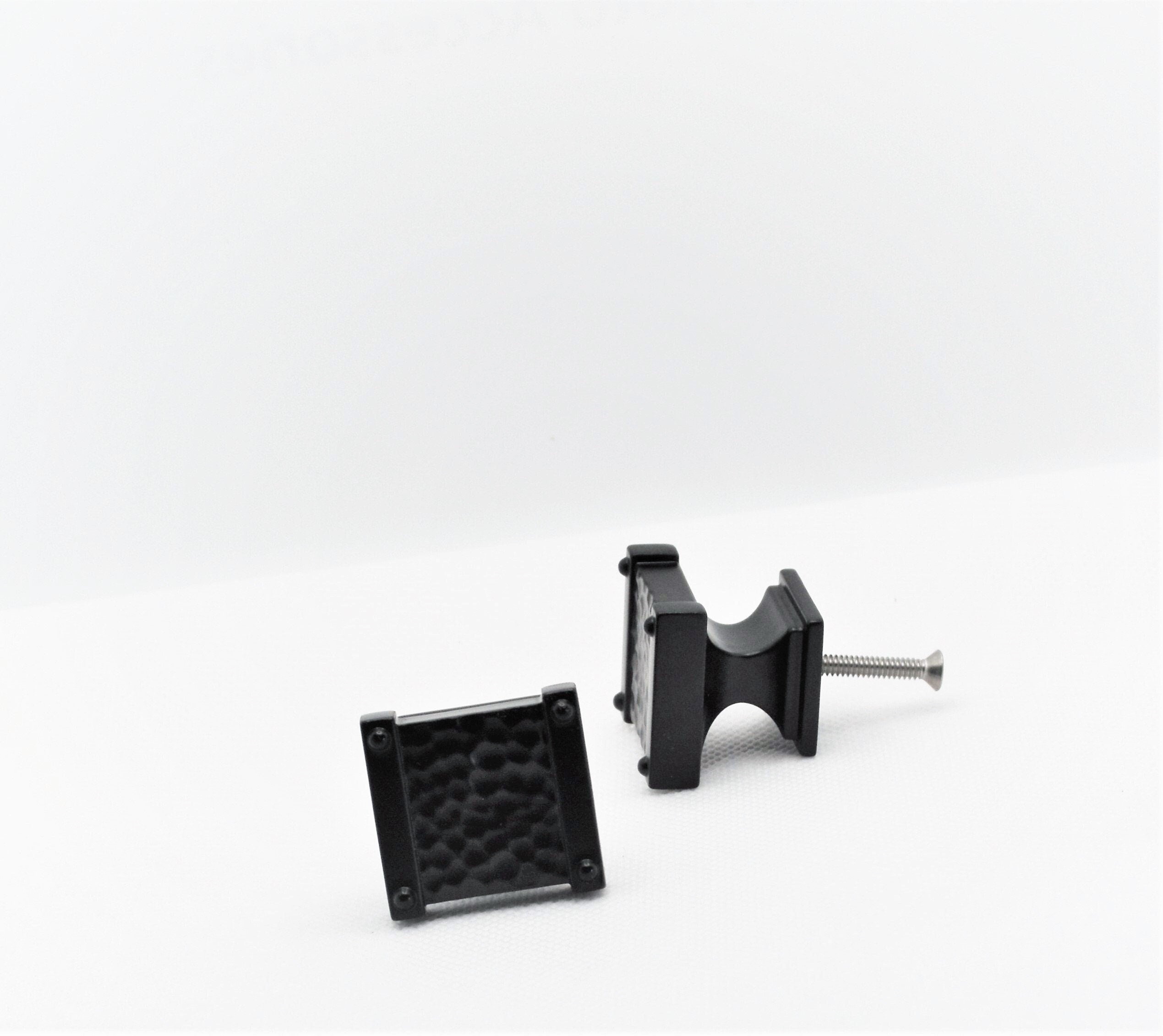 Black Hammered Drawer Pull