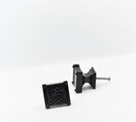 Black Hammered Drawer Pull