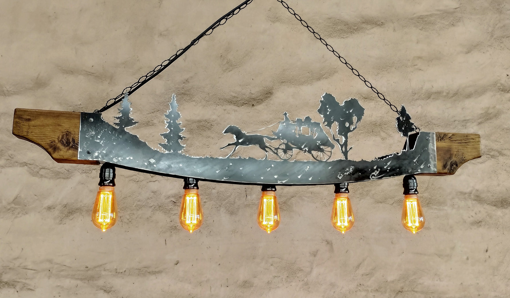 Rustic horses ceiling pendant light Ceiling Light Fixtures Lighting