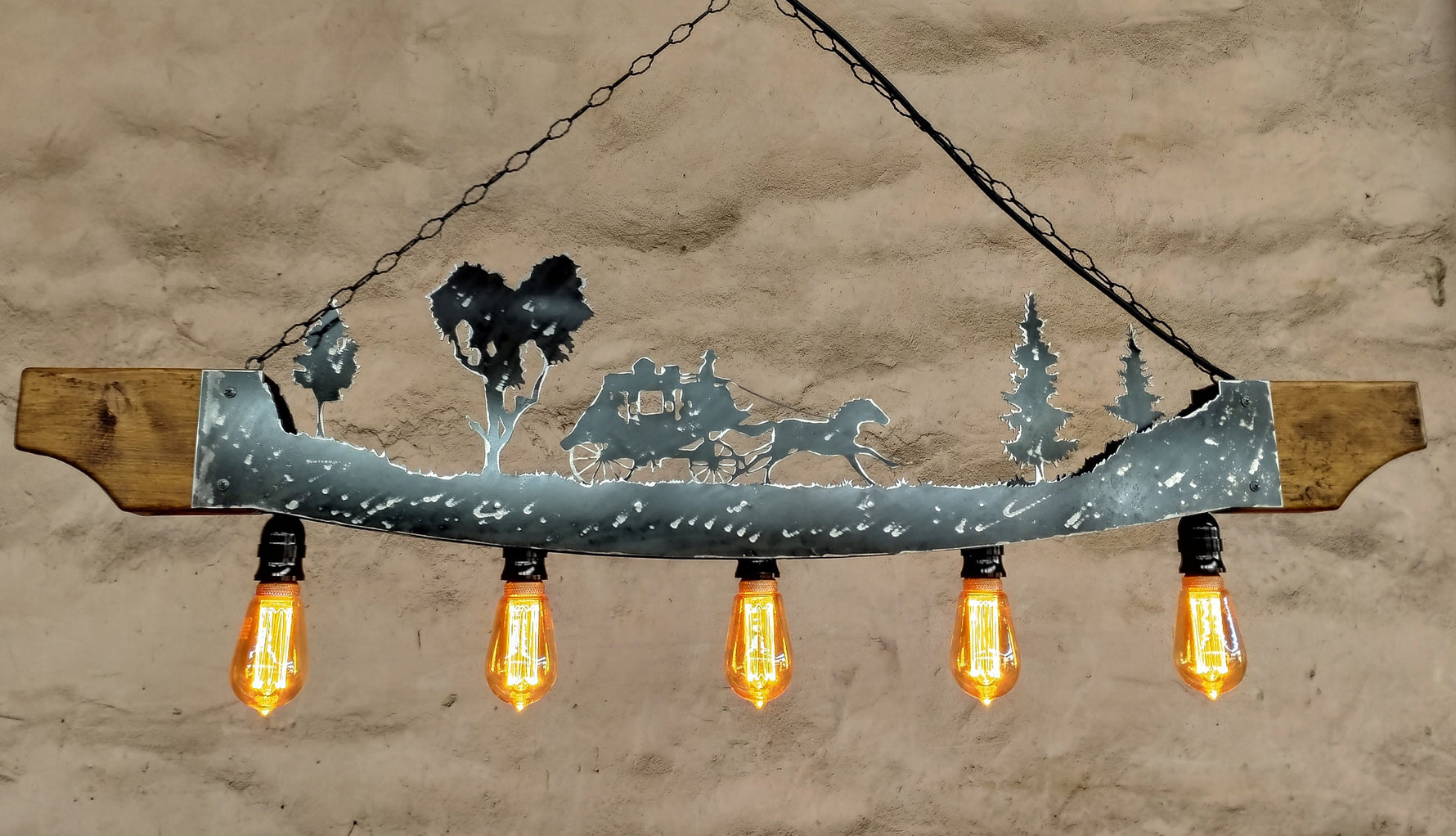 Rustic horses ceiling pendant light Ceiling Light Fixtures Lighting