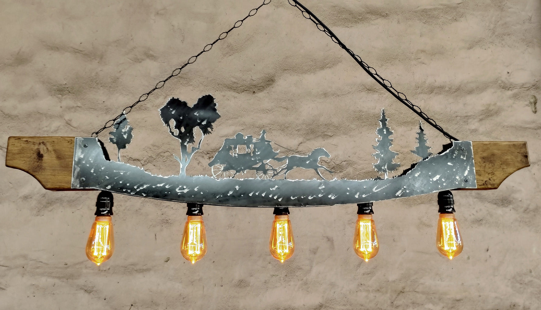 Rustic horses ceiling pendant light Ceiling Light Fixtures Lighting