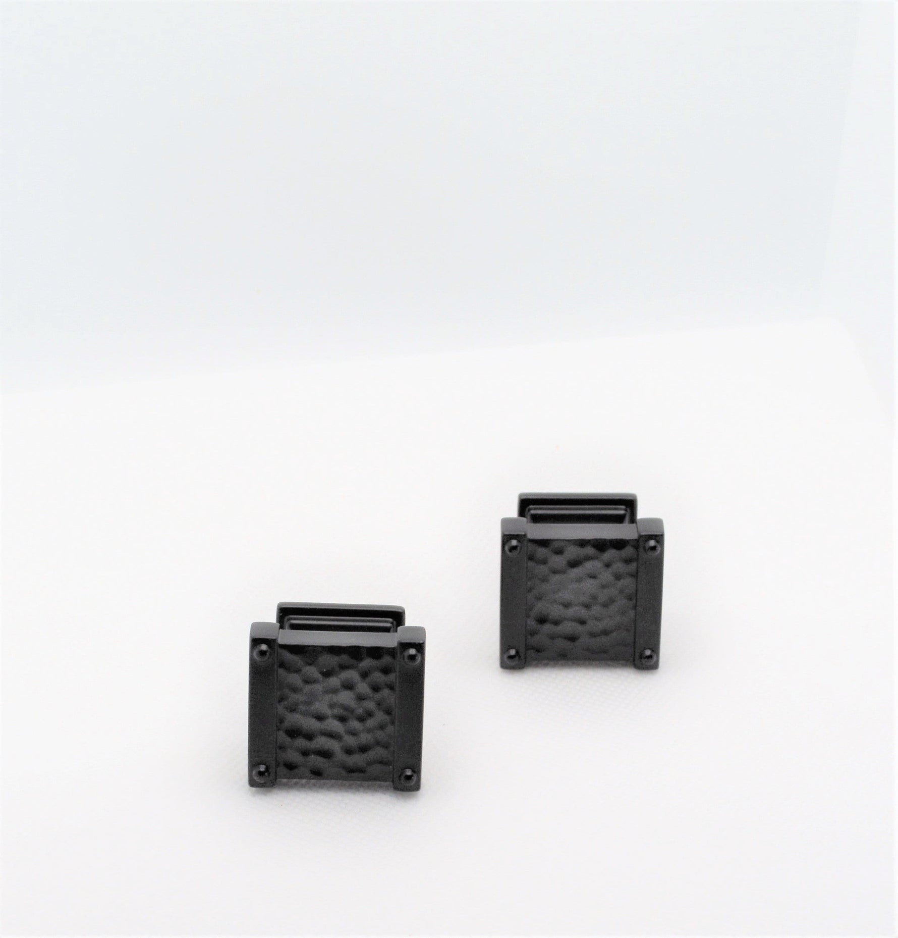 Black Hammered Drawer Pull