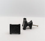Black Hammered Drawer Pull