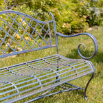 "Stephania" Victorian Style Iron Garden Bench Sculptures & Statues Furniture