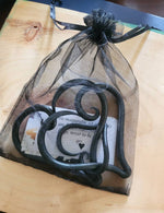 Set of 3 Linked Hearts Sculptures & Statues