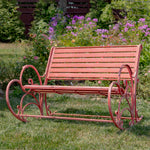"Monte Carlo" Iron Rocking Bench and Chair Benches Furniture