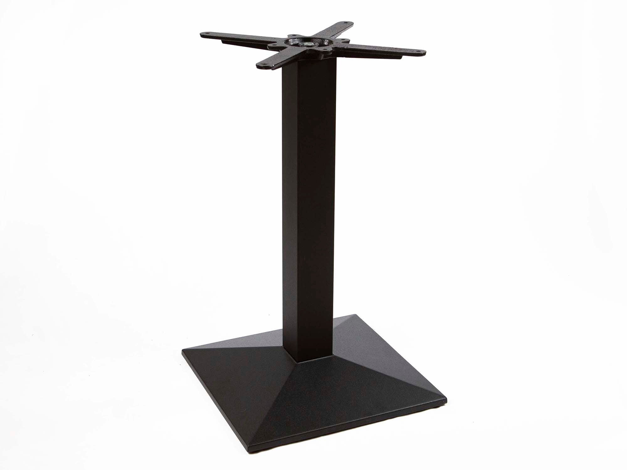 H 28 inch, Square Cast Iron Bistro Table Base, 1 PC Table Legs