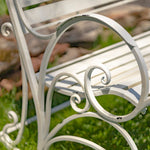 "Monte Carlo" Iron Rocking Bench and Chair Benches Furniture