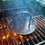 Heavy duty carbon steel smash burger press