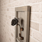 Framed Steel Rose Decor Gift