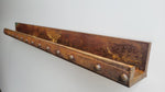 Weathered Rustic Picture Ledge Shelf Uncategorized shelving