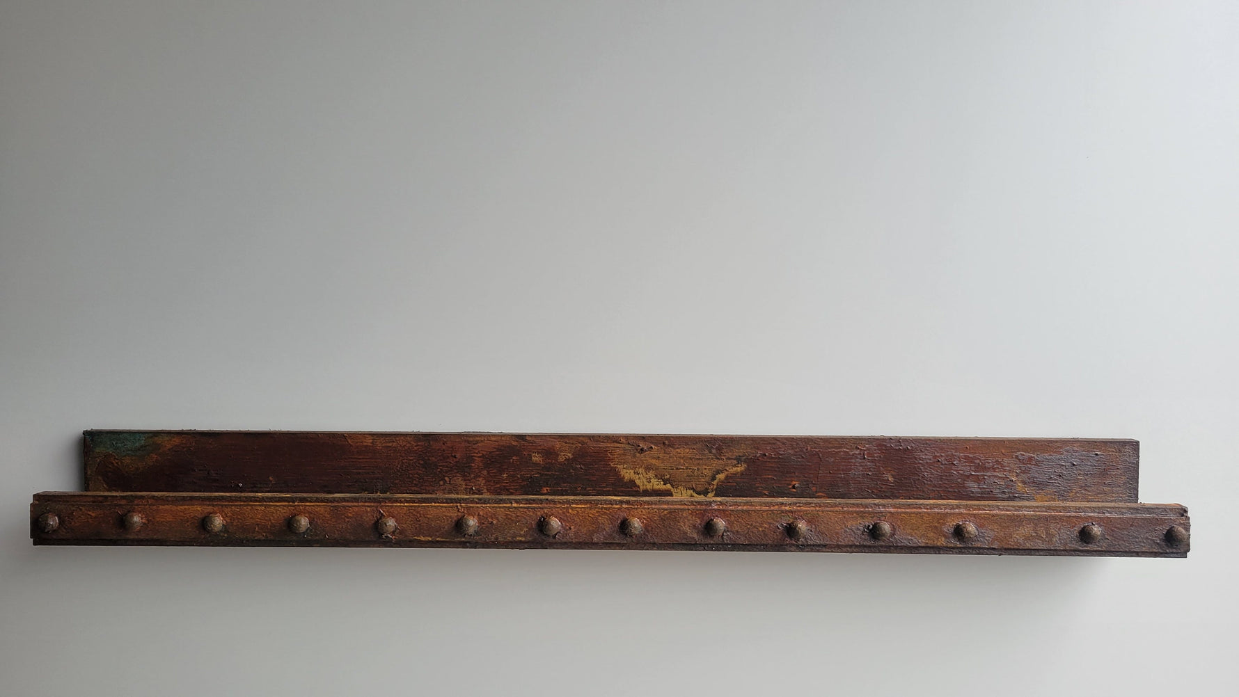 Weathered Rustic Picture Ledge Shelf Uncategorized shelving