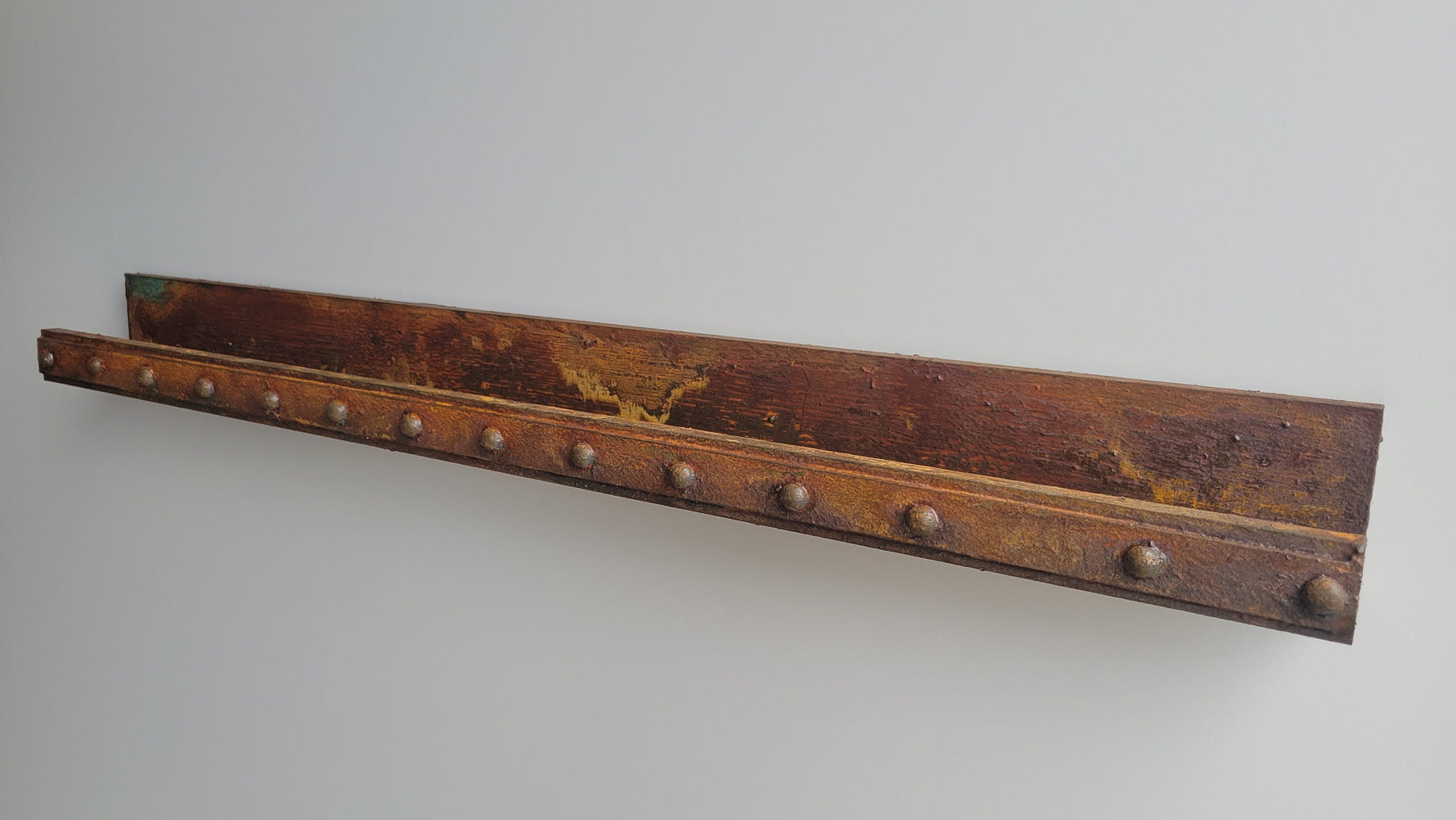 Weathered Rustic Picture Ledge Shelf Uncategorized shelving