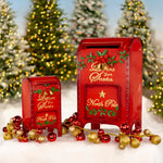 Set of 2 "Letters to Santa" Christmas Mailboxes Mailboxes Christmas