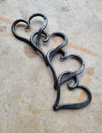 Small Personalized Iron Hearts Decorative Plaques Gift