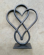 Infinity Iron Heart Sculpture Sculptures & Statues