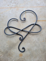 Iron Infinity Heart Wall Art Decor