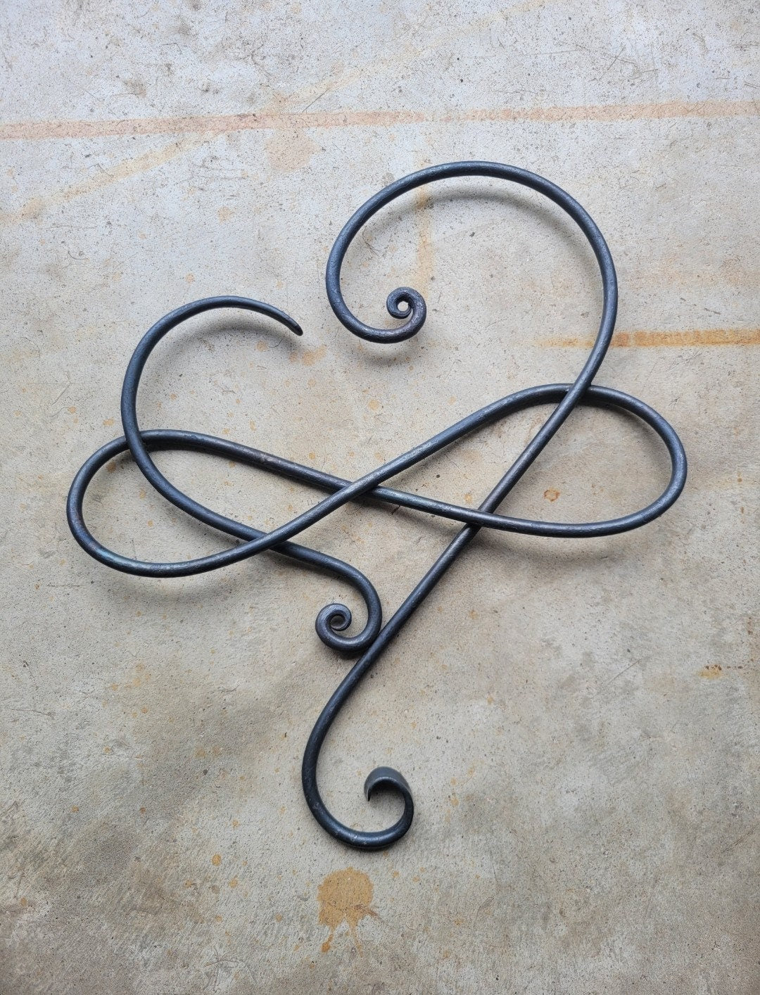 Iron Infinity Heart Wall Art Decor