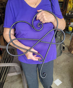 Iron Infinity Heart Wall Art Decor