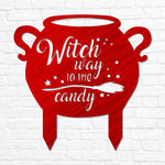 Halloween Witch Sign for Outdoor Signage Halloween