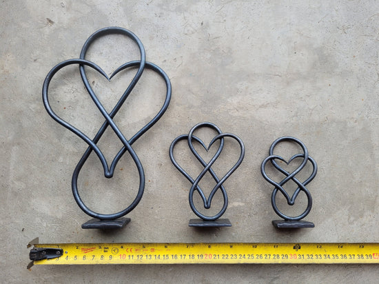 Infinity Iron Heart Sculpture Sculptures & Statues