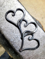 Small Personalized Iron Hearts Decorative Plaques Gift